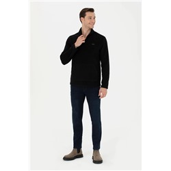 Erkek Siyah Sweatshirt