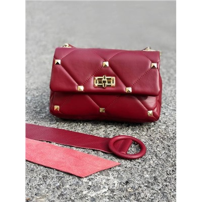 Ab.Zapatos PELLE Valentina (820) burdeos+Ab.Z cinturón 130 napa burdeos АКЦИЯ