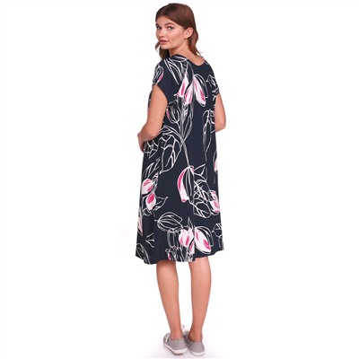 Damen Kleid mit dekorativem Ausschnitt
