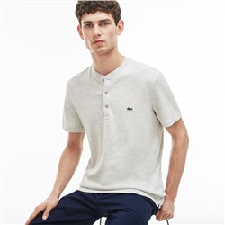 MEN'S BUTTONED JERSEY T-SHIRT