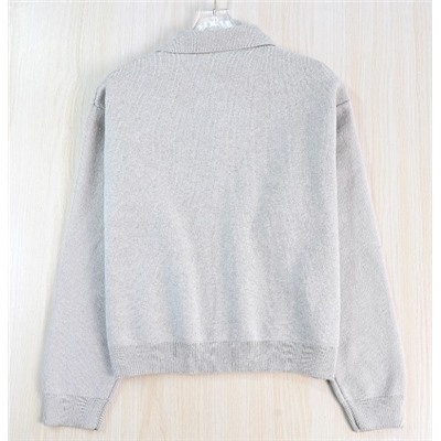 Женский шерстяной свитер с воротником и длинными рукавами  🖤  MANG*O  ОРИГИНАЛ!