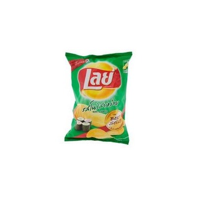Картофельные рифленые чипсы со вкусом нори Nori Seaweed от Lay's 75 гр / Lay's Nori Seaweed Potato Chips 75 gr