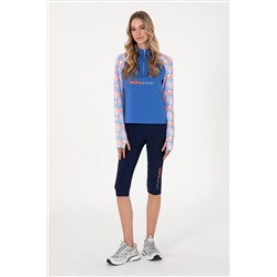 Kadın İndigo Sweatshirt
