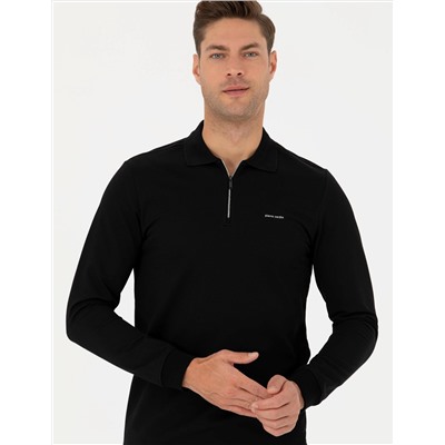 Siyah Regular Fit Sweatshirt
