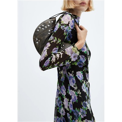 Vestido asimétrico flores
