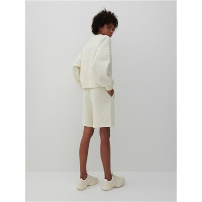 Shorts aus Sweatjersey