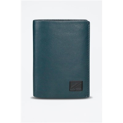 Cartera de piel Chief Índigo