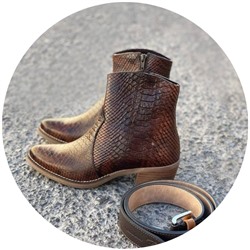 TEKILA 7008+Ab.Zapatos Pelle NAPA (200-2-3) MARRON АКЦИЯ