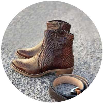 TEKILA 7008+Ab.Zapatos Pelle NAPA (200-2-3) MARRON АКЦИЯ