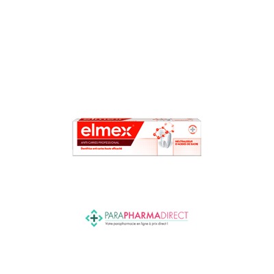 Elmex Professionnal Dentifrice Anti-Caries 75ml