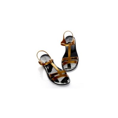 Женские сандалии Zhoelala Chic (черный+золотой) / Zhoelala Chic (black&gold)