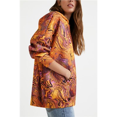 Sudadera unisex efecto marmoleado