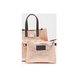 Bolso y compartimento de piel Coti Rosa