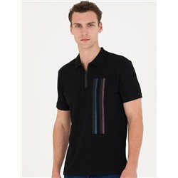 Siyah Slim Fit Tişört