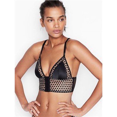 LUXE LINGERIE Starburst Long Line Triangle Bra