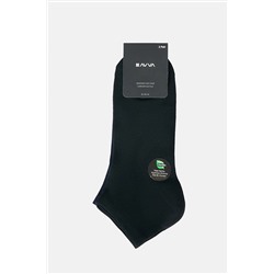 Avva Erkek Lacivert-Siyah 2'li Düz Sneaker Çorap B008507