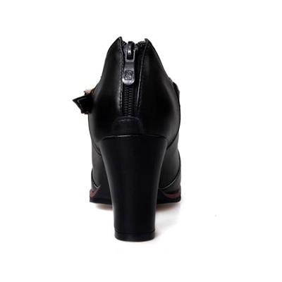 Укороченные ботильоны на высоком каблуке 👠 Большие размеры