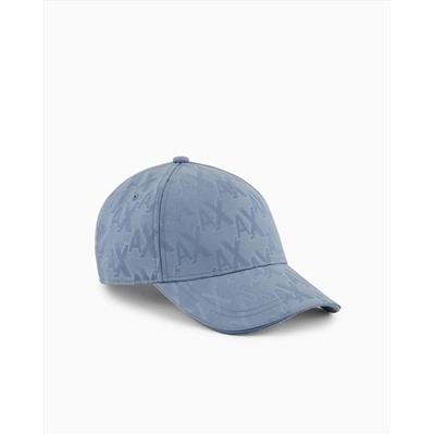 VISOR HAT WITH TONE-ON-TONE MONOGRAM