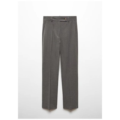 Pantalón recto botón lateral REF. 57026727-LEO-LM