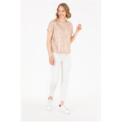 Kadın Beyaz Slim Hight Waist Fit Jean Pantolon