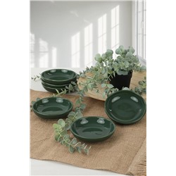 Keramika Jacobs Yeşili Halka Çerezlik/Sosluk 13 Cm 6 Adet ST489006F309A000000MAYD100