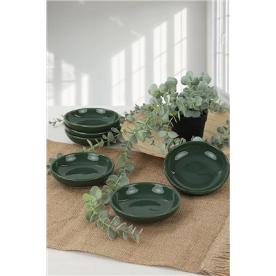 Keramika Jacobs Yeşili Halka Çerezlik/Sosluk 13 Cm 6 Adet ST489006F309A000000MAYD100