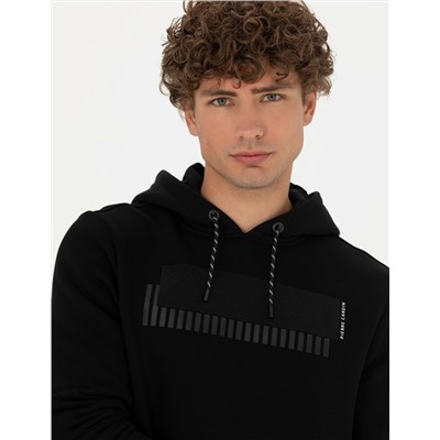 Siyah Regular Fit Sweatshirt