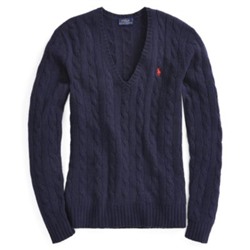 POLO RALPH LAUREN Cable Wool-Cashmere Sweater