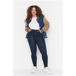 Trendyol Curve Lacivert Yüksek Bel Skinny Jeans TBBAW23JE00003