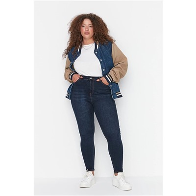 Trendyol Curve Lacivert Yüksek Bel Skinny Jeans TBBAW23JE00003
