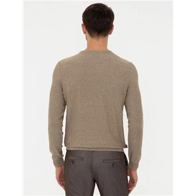 Camel Melanj Slim Fit Kazak