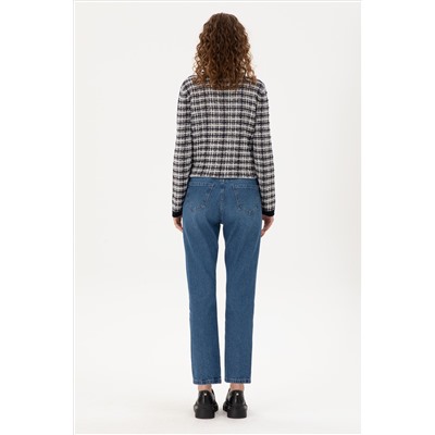 Kadın Açık Mavi Straight Fit Jean Pantolon