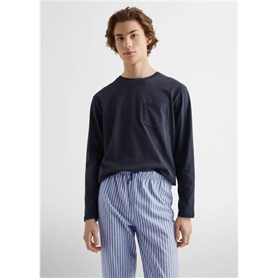 Pijama largo rayas -  Niño | MANGO OUTLET España