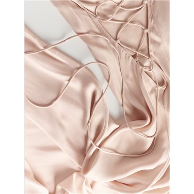 Maxikleid in Lingerie-Optik