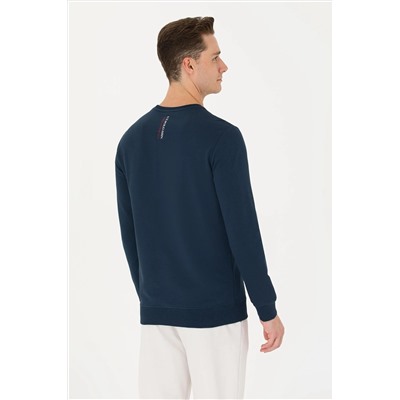 Erkek Lacivert Sweatshirt