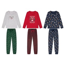 ESMARA® Damen Weihnachts-Pyjama