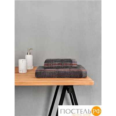 Полотенце велюровое Arya Aiden 70x140 Антрацит