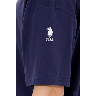 Erkek Lacivert Comfort Long Bisiklet Yaka Tişört