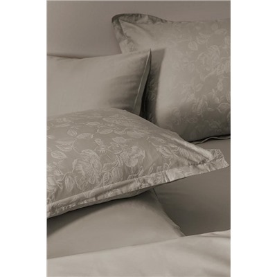 Avril King Size Baskılı - 300TC Saten Nevresim Takımı - Taş