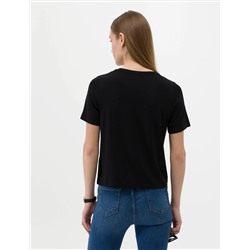 Siyah Comfort Fit Tişört