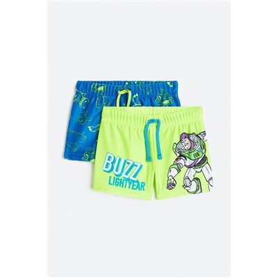 2er-Pack Badehose mit Print