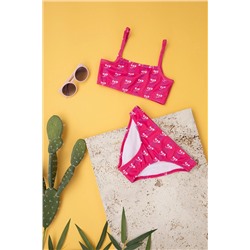 Kız Çocuk Pembe Bikini