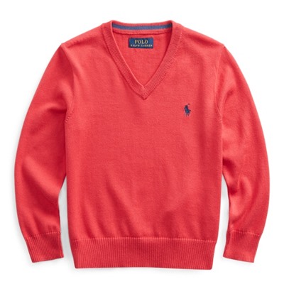 Boys 2-7 Cotton V-Neck Sweater