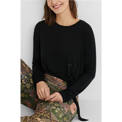 Camiseta cupro nudo