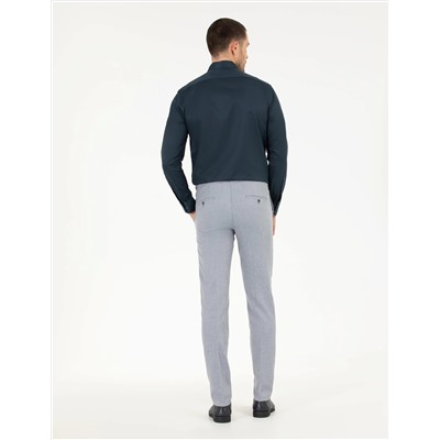 Koyu Mavi Ex. Slim Fit Kumaş Pantolon