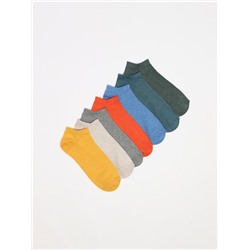 PACK OF 7 PAIRS OF BASIC ANKLE SOCKS