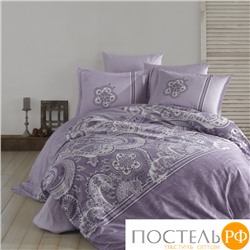 Постельное белье "Карвен" сатин семейный Pellini Lilac v-2