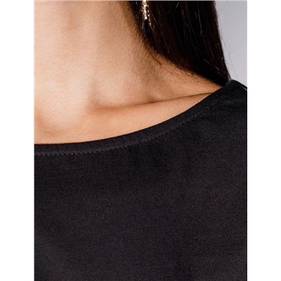 Нарядная футболка с принтом пайетками