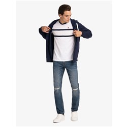 CREW NECK RINGER LOGO T-SHIRT