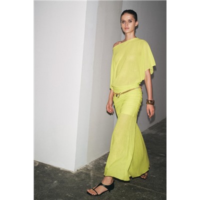 PLAIN KNIT MAXI DRESS